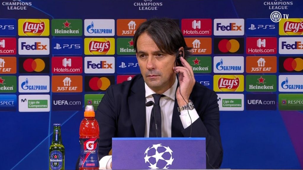 Champions, conferenza Inzaghi