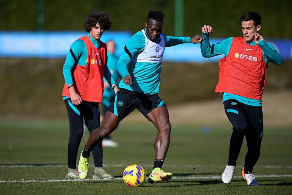 caicedo allenamento inter