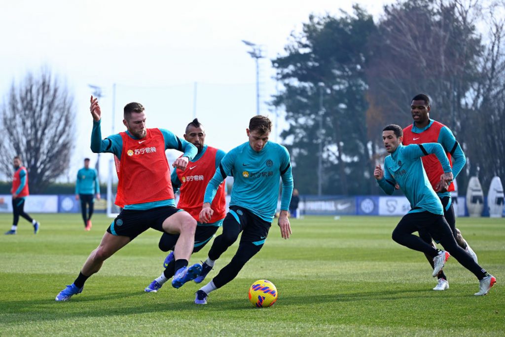 Allenamento Inter
