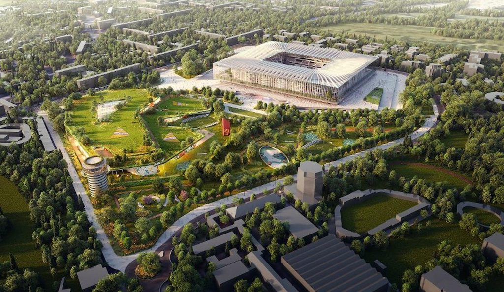 Stadio, scelto Populous