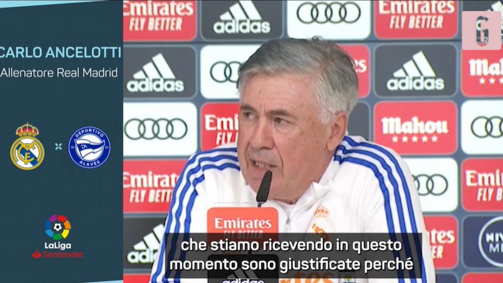 video ancelotti scatenato