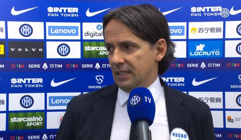 Inzaghi dopo la sconfitta col Sassuolo