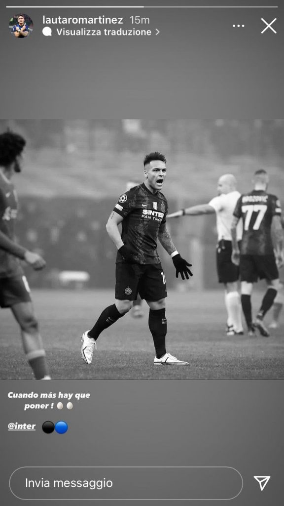 Lautaro sui social