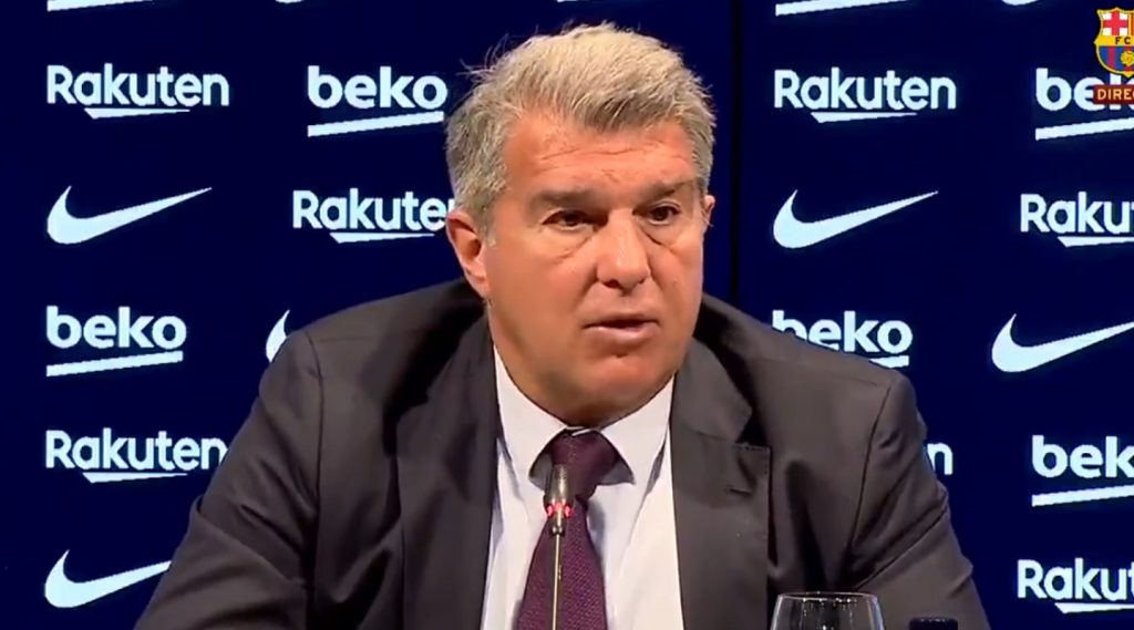 Barcellona, parla Laporta