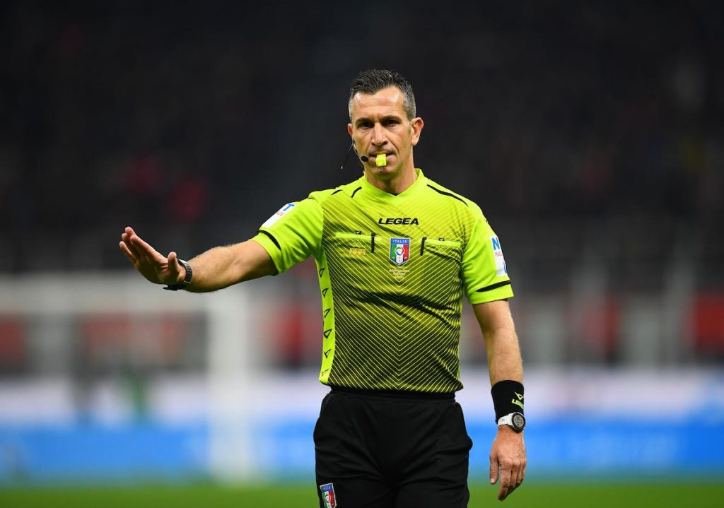 Bologna-Inter, sarà Doveri l'arbitro
