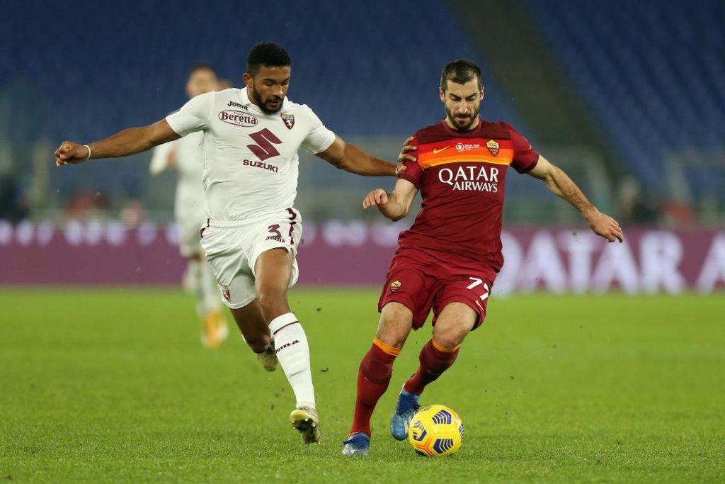 Mkhitaryan bremer roma torino