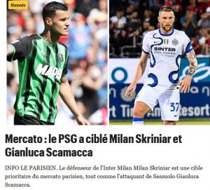 Le Parisien su Skriniar