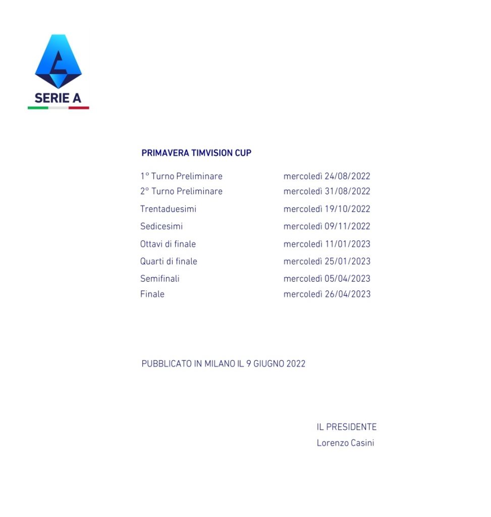 primavera tim cup 2022-2023