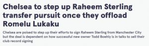 Chelsea, Sterling il dopo Lukaku