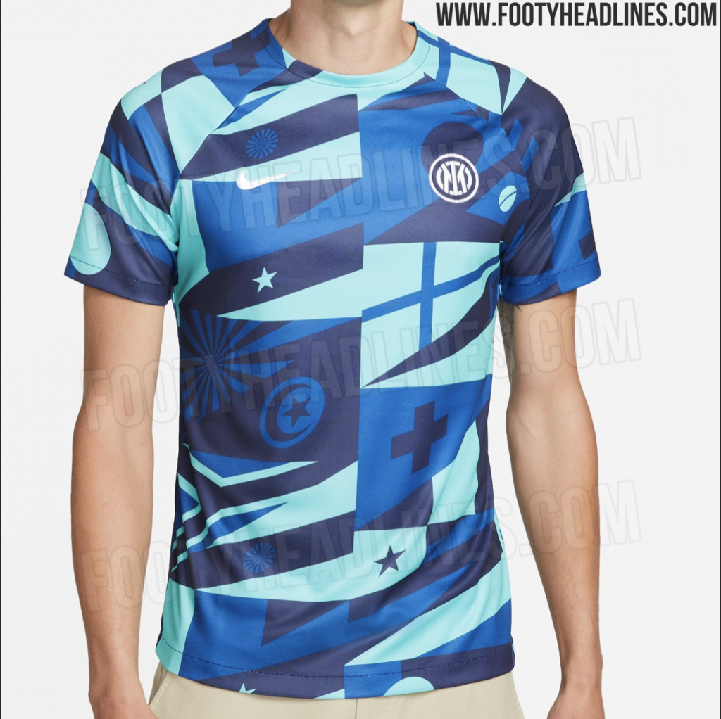 maglia Inter pre gara fronte