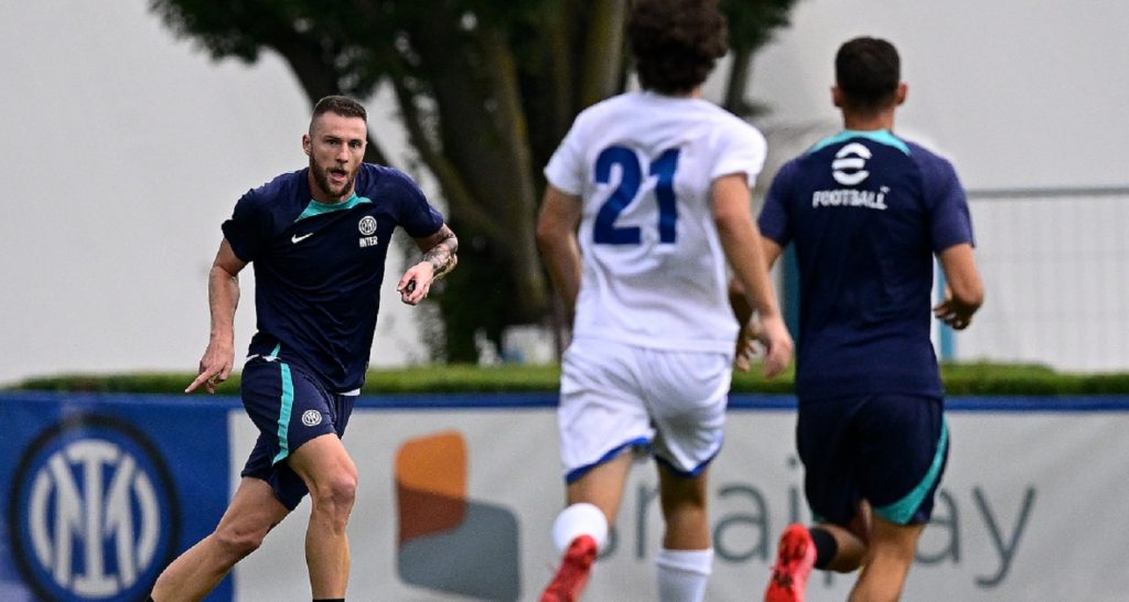 Skriniar in campo
