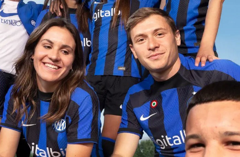 Nuova maglia home, Barella testimonial