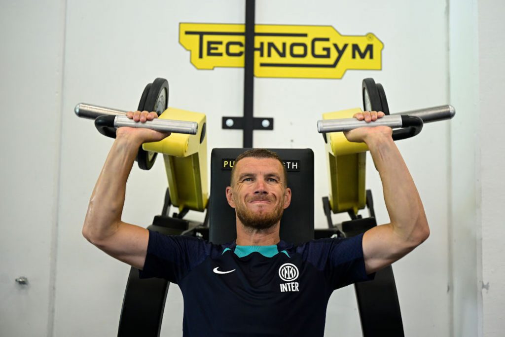 Dzeko allenamento
