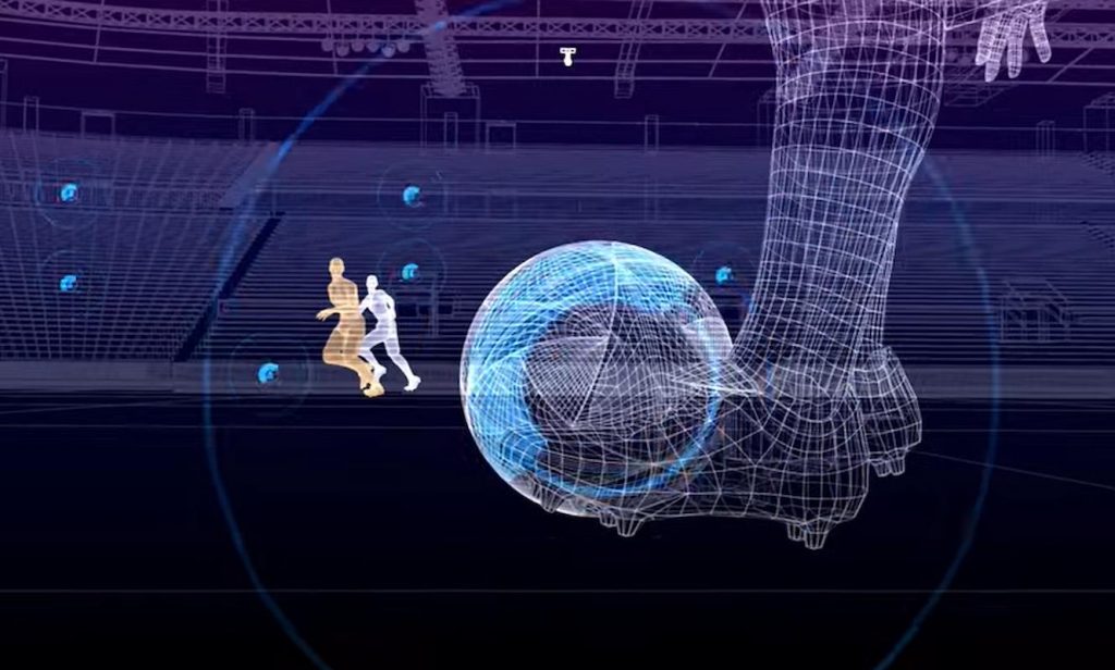 Fuorigioco semiautomatico, sensore nel pallone
