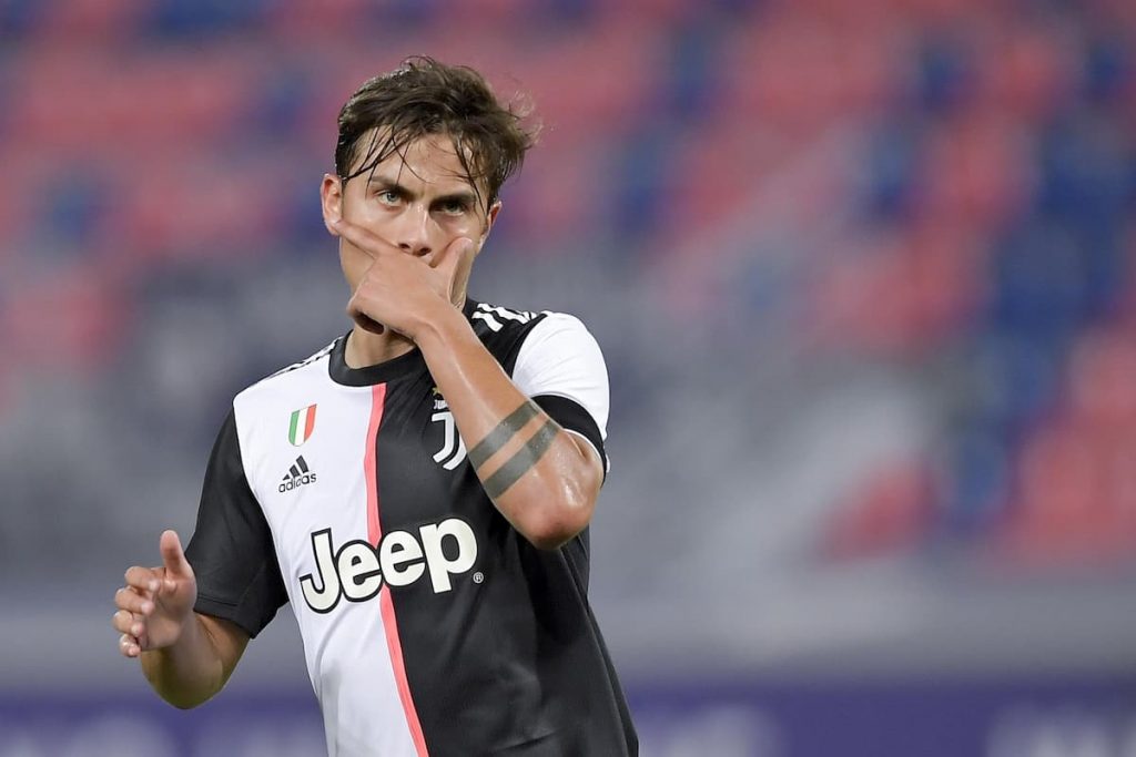 Paulo Dybala festeggia