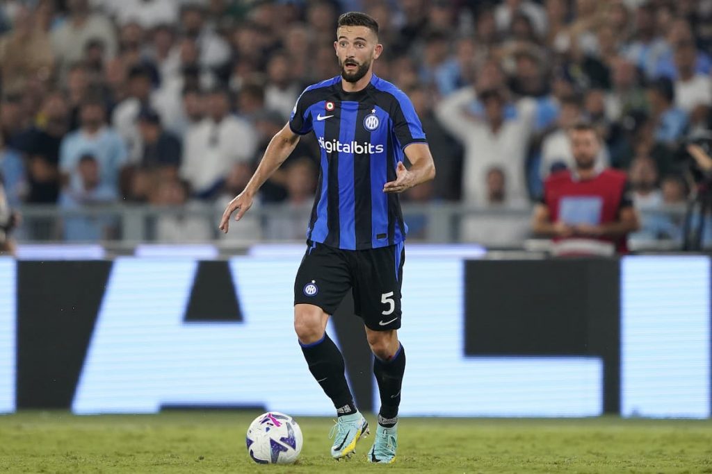 Roberto Gagliardini in Lazio-Inter 3-1