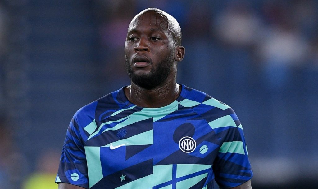 Lukaku in maglia prematch