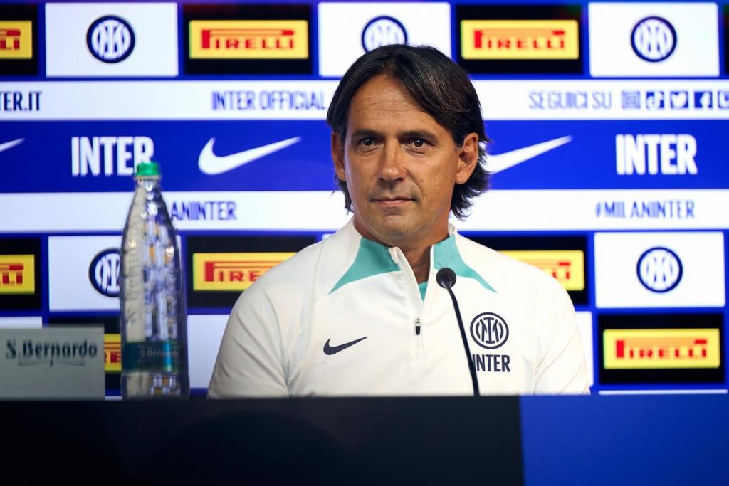 Inzaghi in conferenza