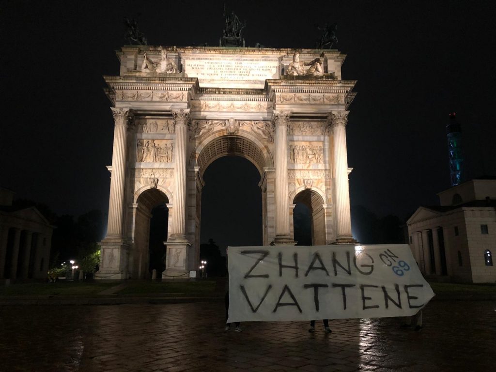 striscione arco