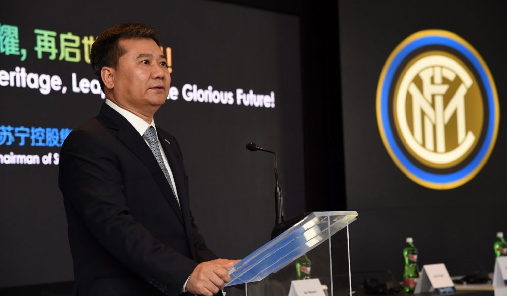 Suning, Zhang Jindong e la cessione dell'Inter