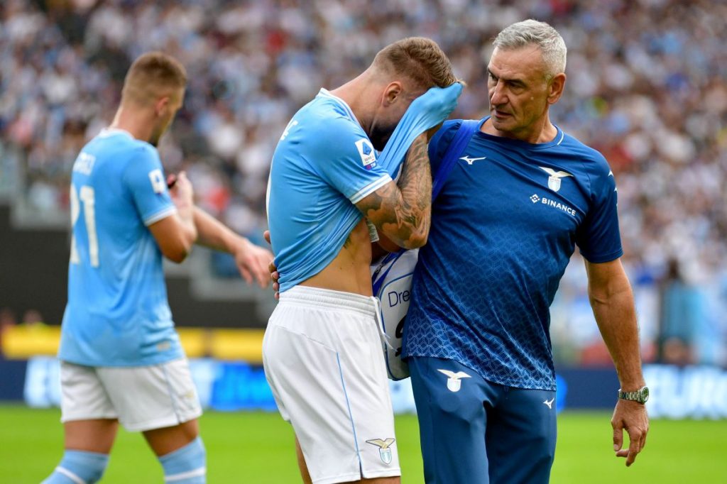 Lazio infortunio Immobile