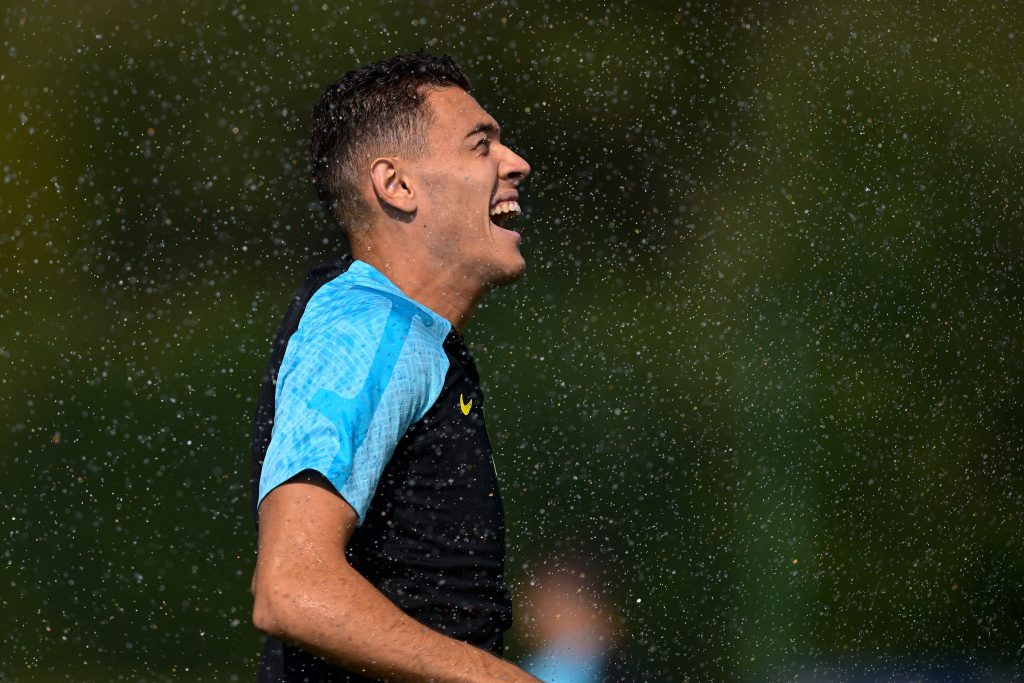 FC Internazionale Training Session And Press Conference