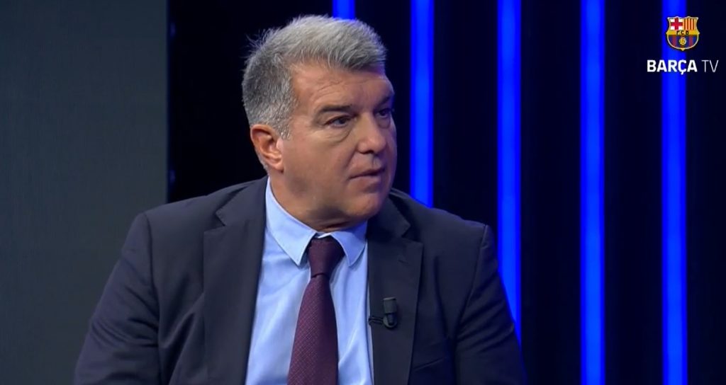 Laporta sull'Inter