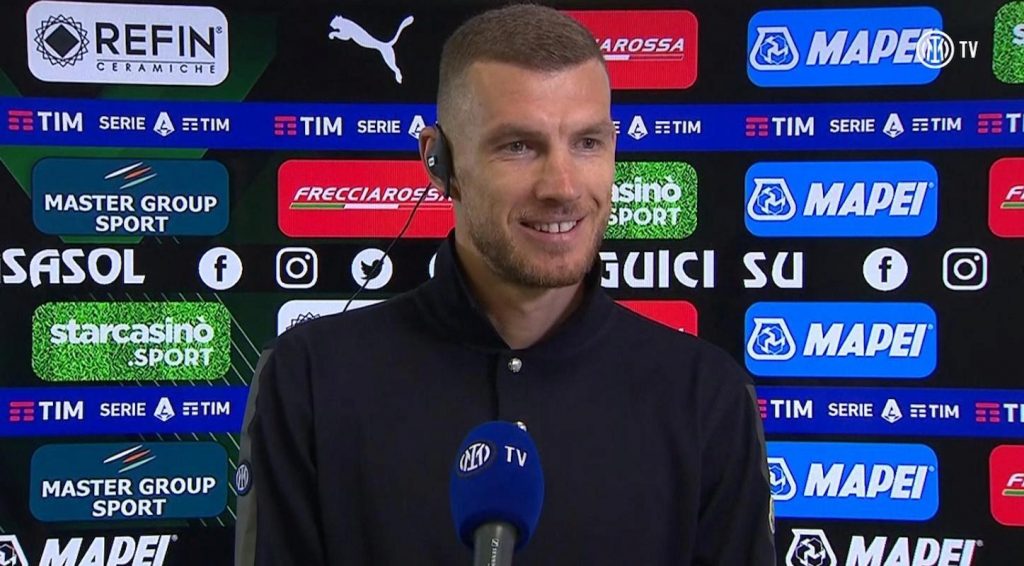 dzeko-inter-tv-sassuolo