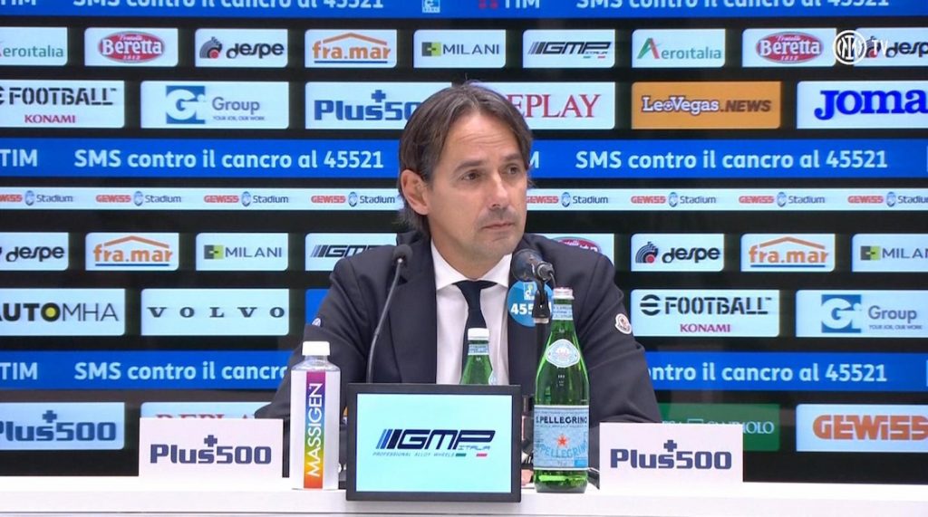 inzaghi conferenza gewiss atalanta inter
