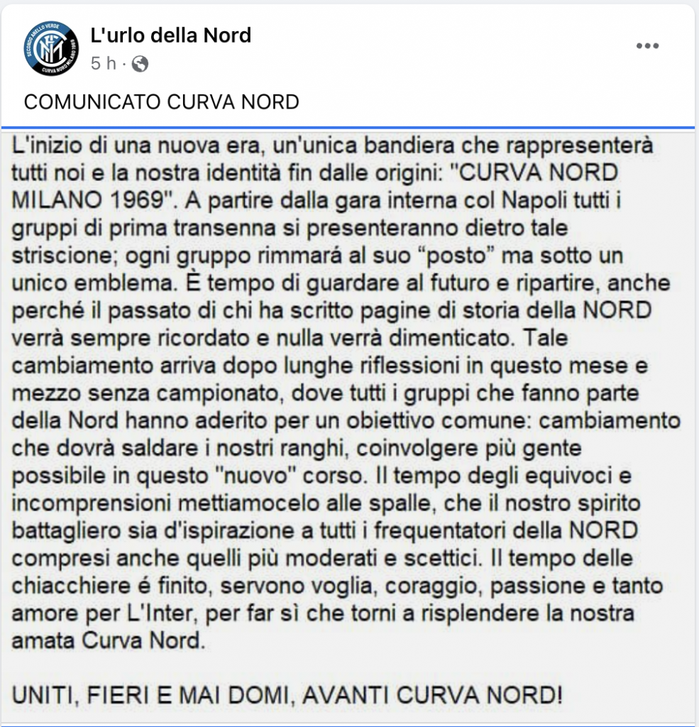 Curva Nord Inter