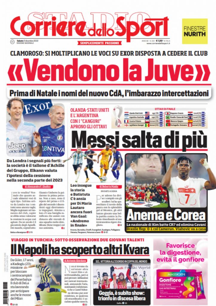 prima pagina cds
