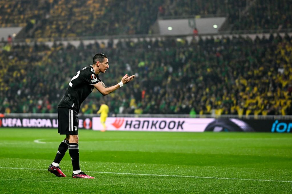 di maria europa league nantes juventus