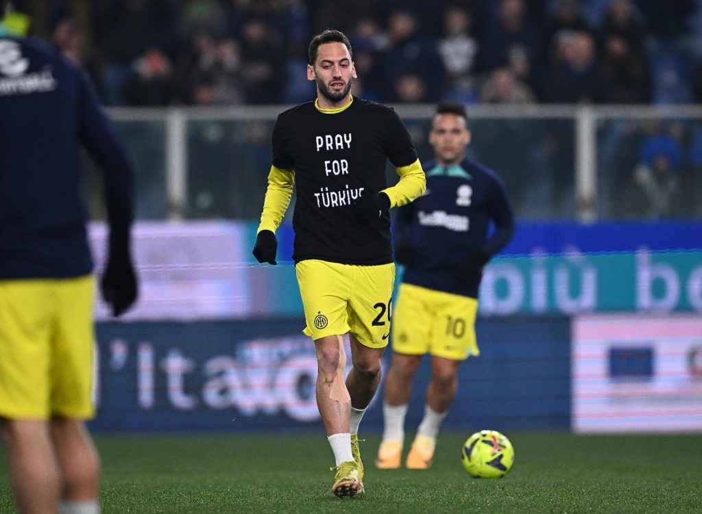 Calhanoglu Inter terremoto Turchia