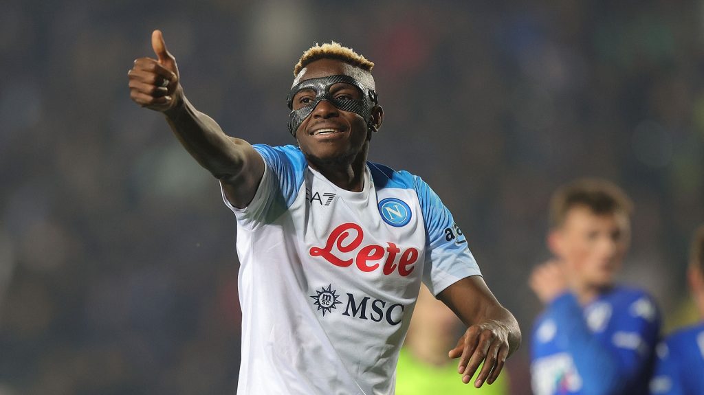 Victor Osimhen contro l'Empoli
