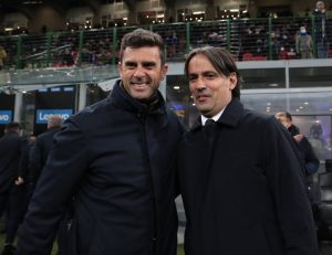 Thiago Motta e Inzaghi FC Internazionale v Spezia Calcio - Serie A