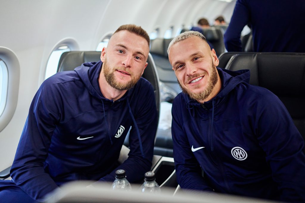 Skriniar con Dimarco