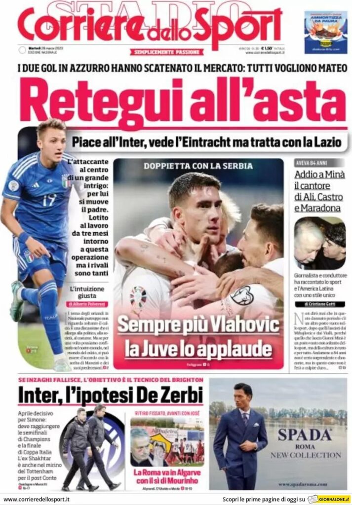 prima pagina cds