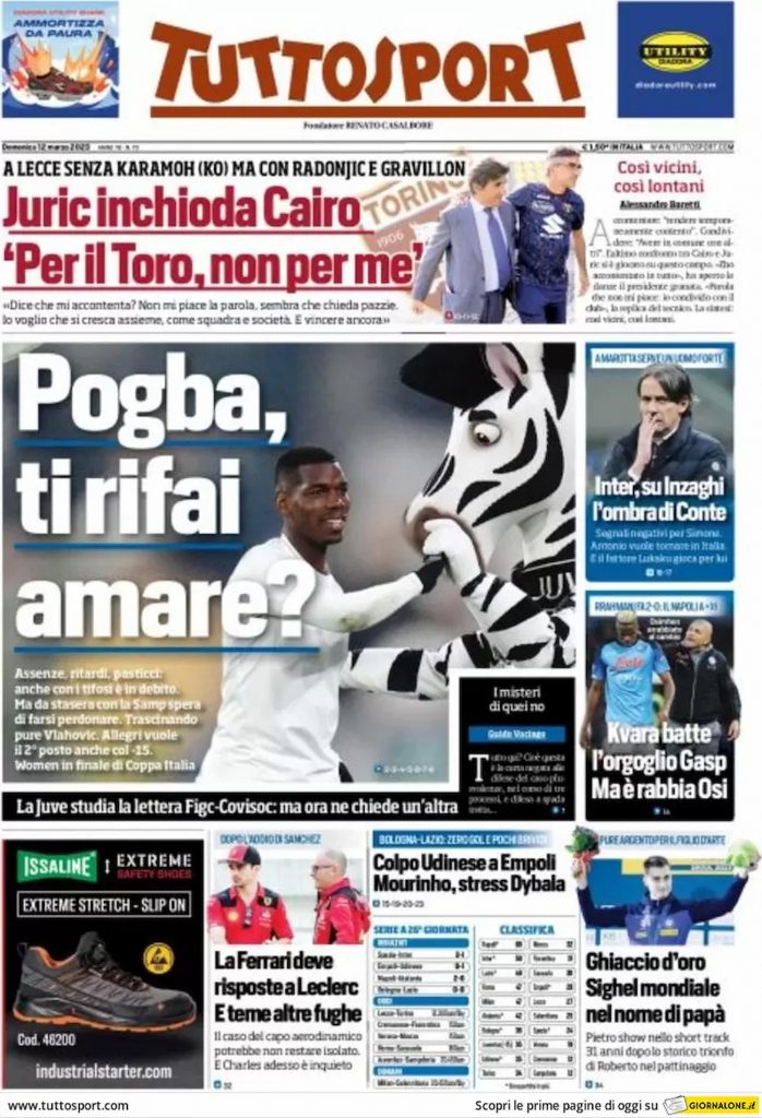 prima pagina ts