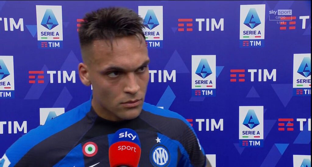 lautaro post inter lazio sky