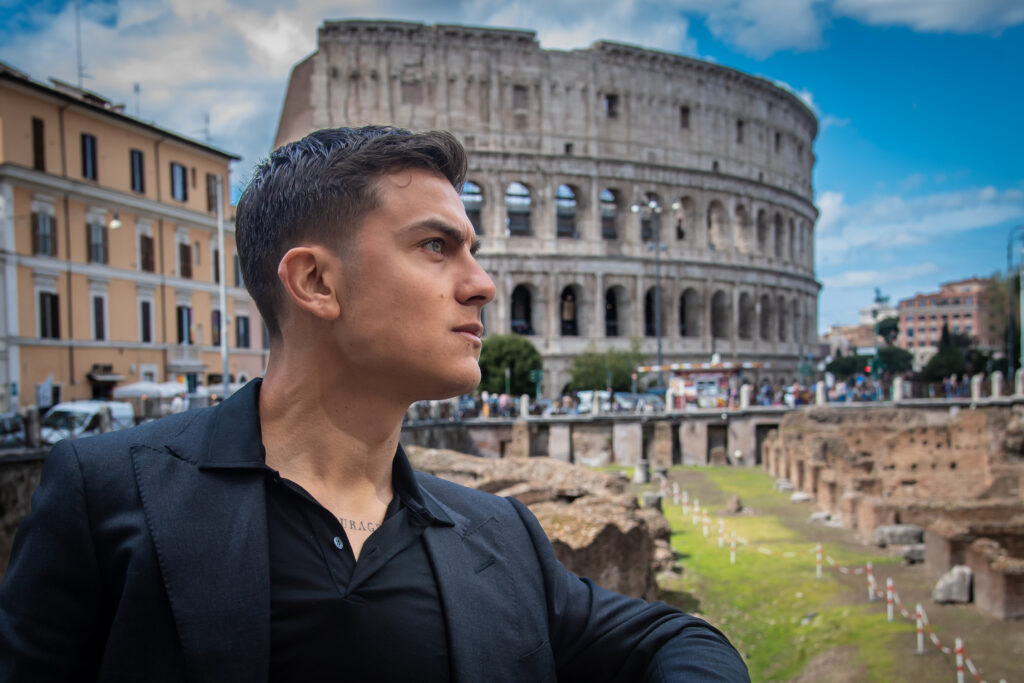 As Roma Player Paulo Dybala Portrait Session