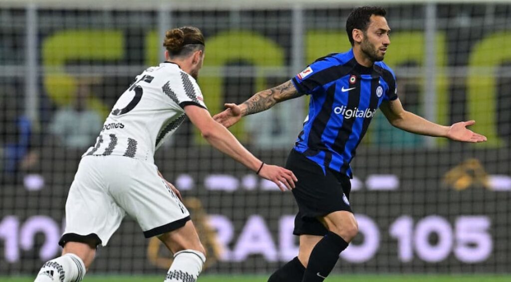 calhanoglu vs rabiot inter juve