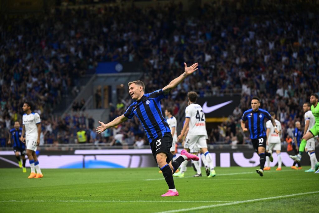 barella post inter atalanta dazn