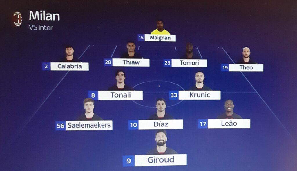 formazione probabile sky inter milan semifinale ritorno