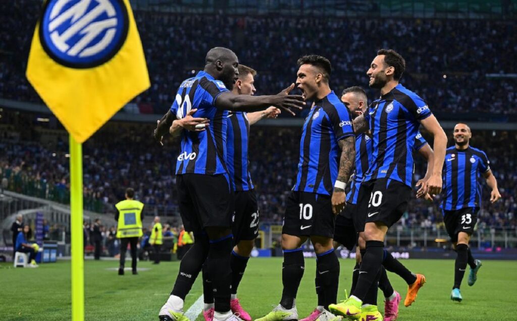Inter-Atalanta, l'Inter esulta