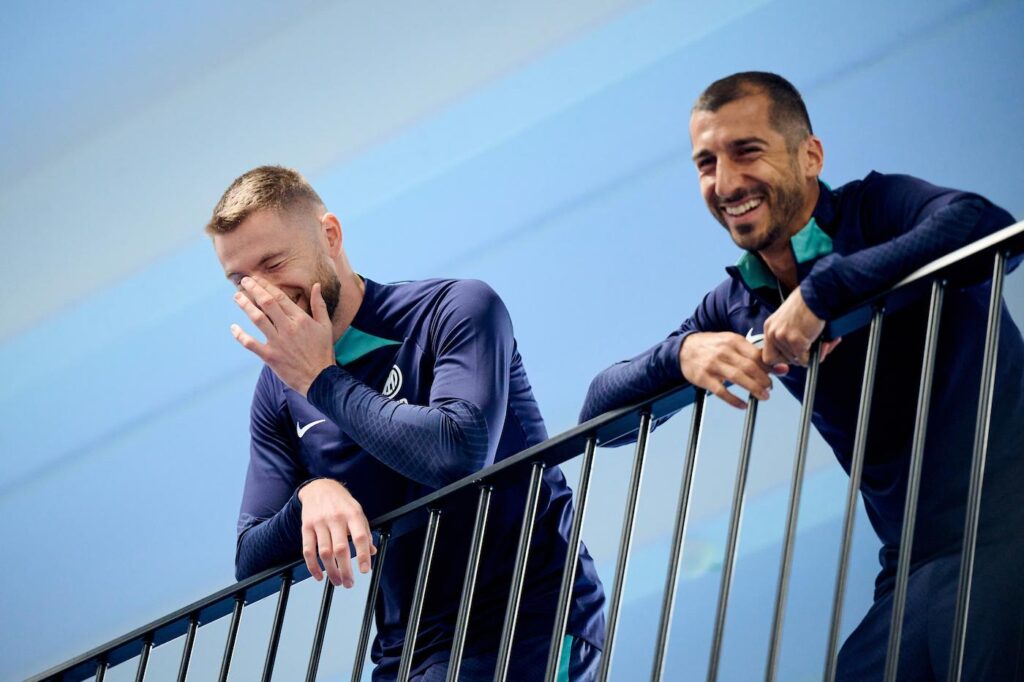 Mkhitaryan Skriniar Inter