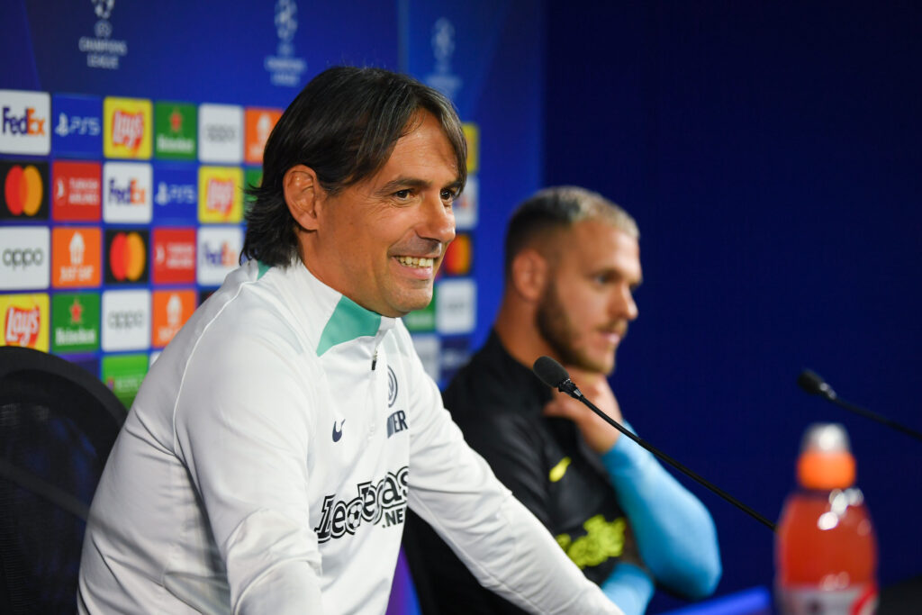 FC Internazionale Training Session And Press Conference