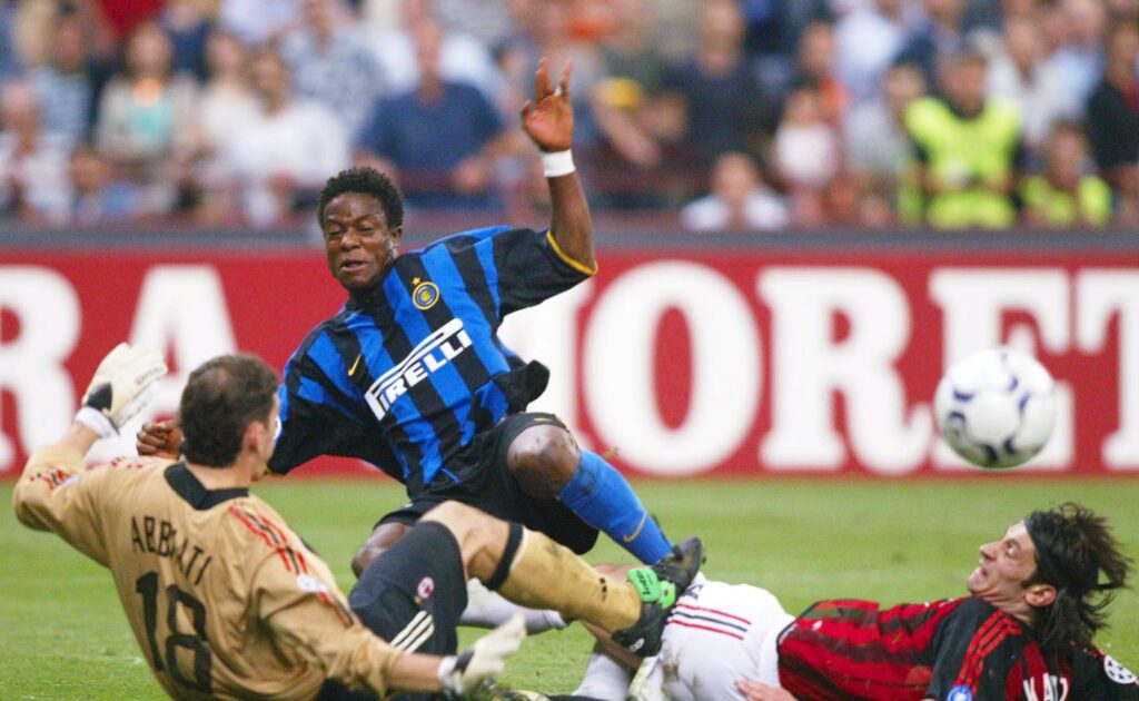 Fussball: CL 02/03, Inter Mailand - AC Mailand