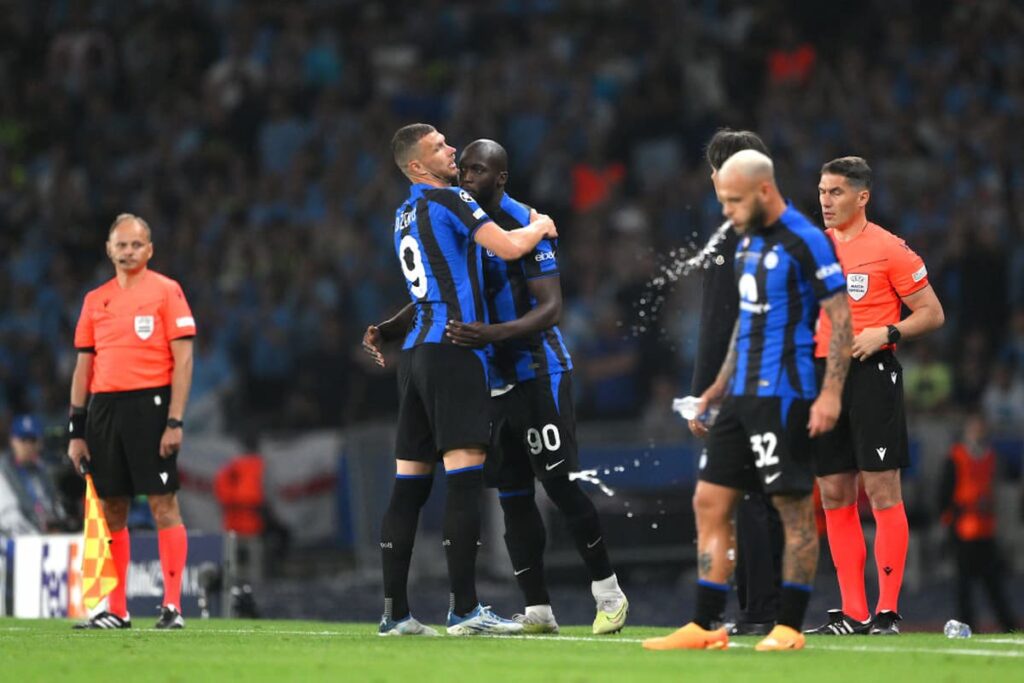 dzeko lukaku city inter