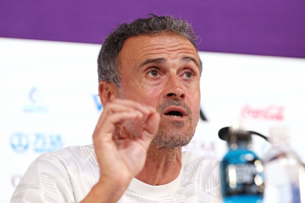 Luis Enrique conferenza