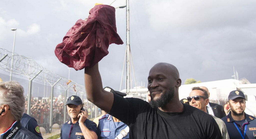 AS Roma New Signing Romelu Lukaku Arrives In Rome
